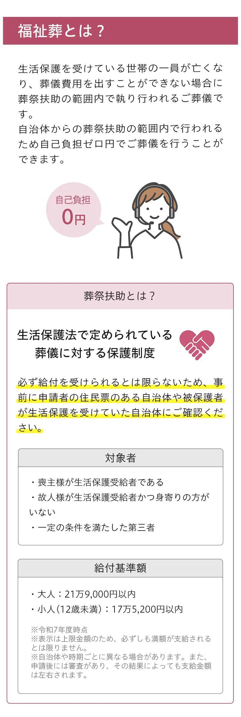 福祉葬とは？葬祭扶助とは？