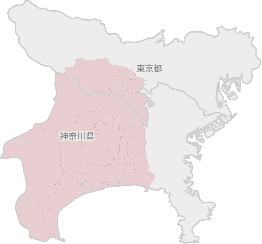 神奈川・西東京エリアマップ
